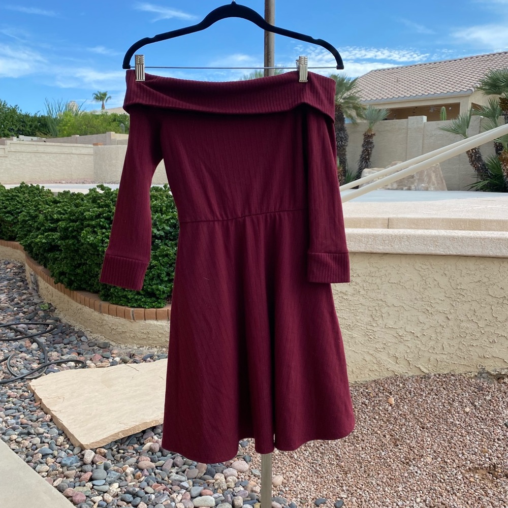🎉 Sequin Hearts Off Shoulder Dress XS 🎉